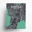 Manille, carte de la ville, impression-977120910-977120921