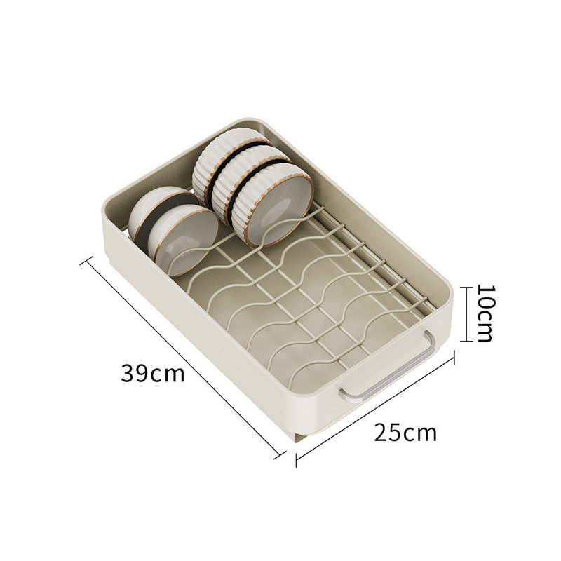 Pull-Out Cabinet Organizer – Carbon Steel, Removable Trays & Quiet Glide