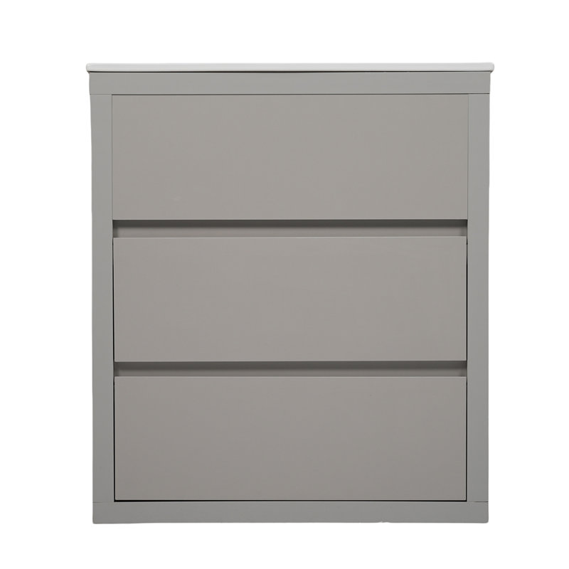 60" Double Sinks Bathroom Vanity Set, Gray