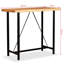 Milton Acacia Solid Wood Top Metal Base Dining Table-177018438-214021861