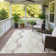 Machine Washable Indoor/Outdoor Bingel ACN2326 Mid-Century Modern Rug