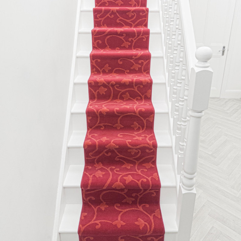 Stair Runner Floral Area Rug, Stair Runner 60 x 450 cm