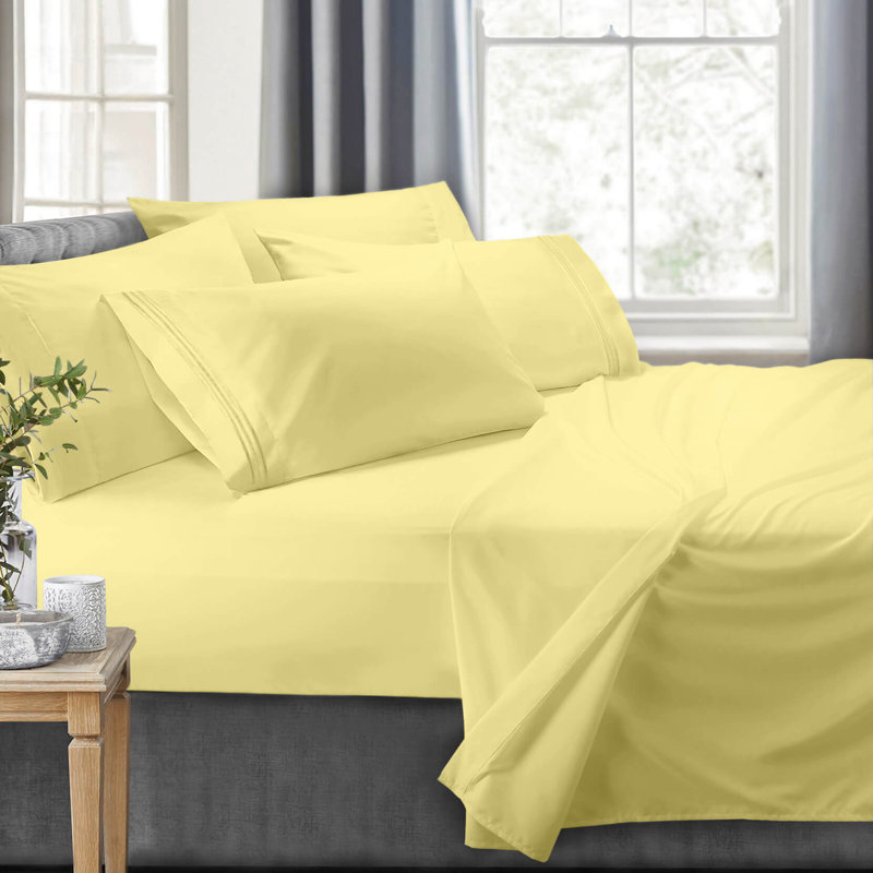 RV/Short Queen Microfiber Sheet Set, Ivory
