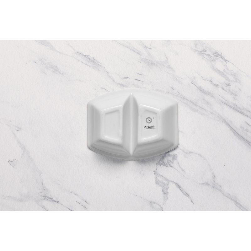 Porcelain Miniature Rectangular Twin Bowl | 4.4oz