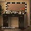Bureau de coiffeuse 47,2 "avec grand miroir