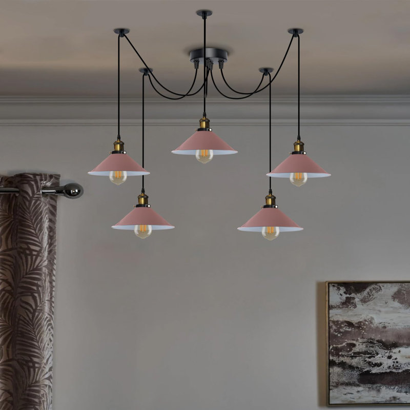 Ameire 5 - Light Pendant, Pink