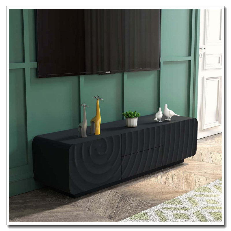 58''Tv Stand, Black