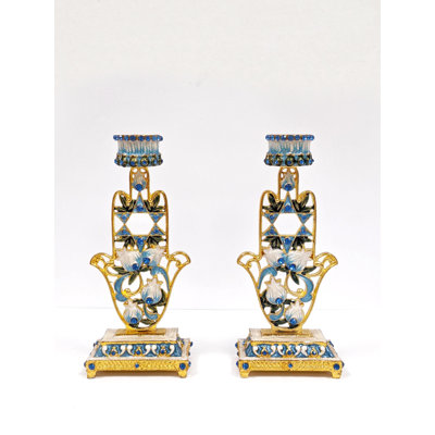 5.5'' H Crystal Tabletop Candlestick