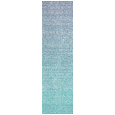 Quadere Washable Ombre Indoor / Outdoor Rug