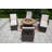 Areefa 6 - Person Wicker Patio Dining Set with Round Table , Cushions Included
