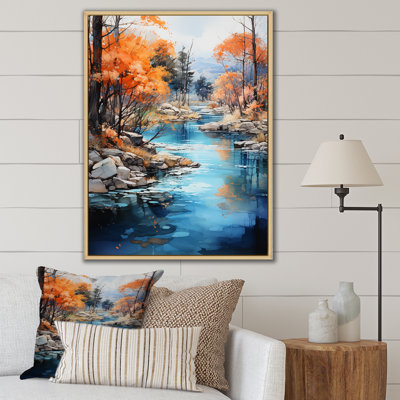 Tranquil Lakes Rivers Urban Symphony II, reproduction d'art sur toile