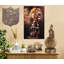 Figurine pleine armure de dieu bronze 8,75H