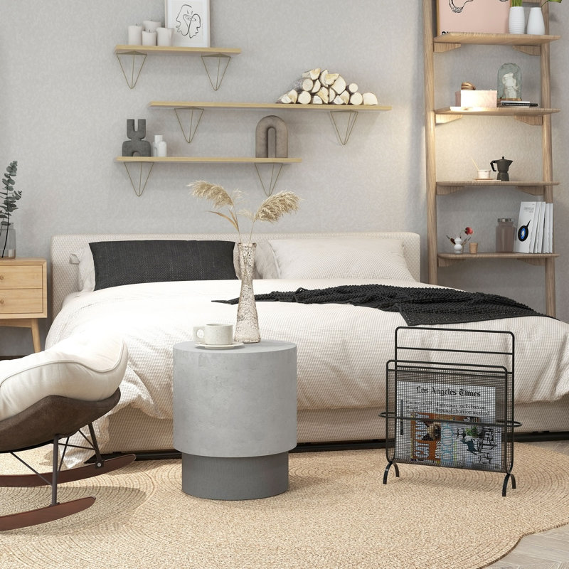 Concrete Finish End Table