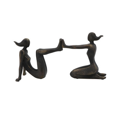 Pushing Women Bookends