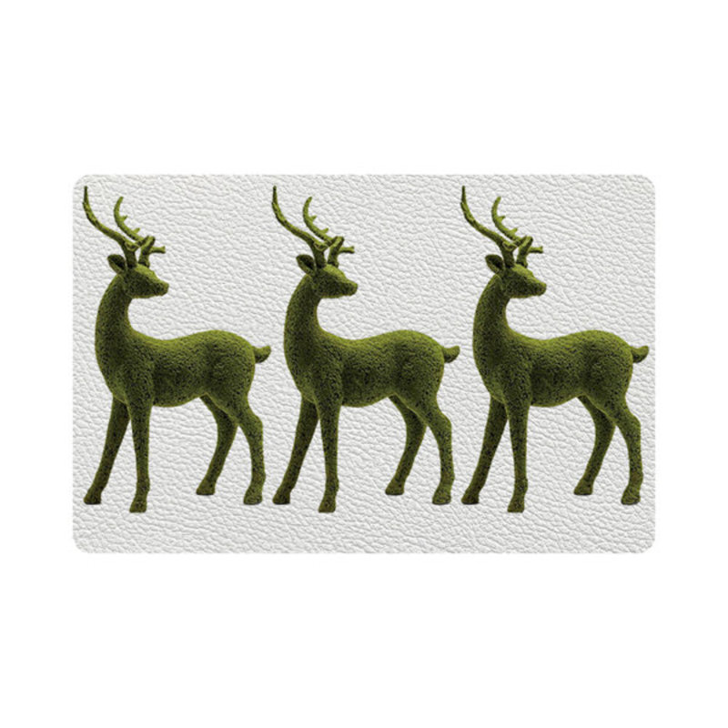 Vegan Leather Retangle Placemats
