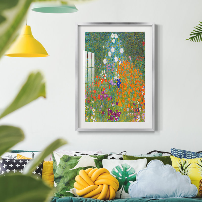 Gustav Klimt XVII - impression encadrée, Argent