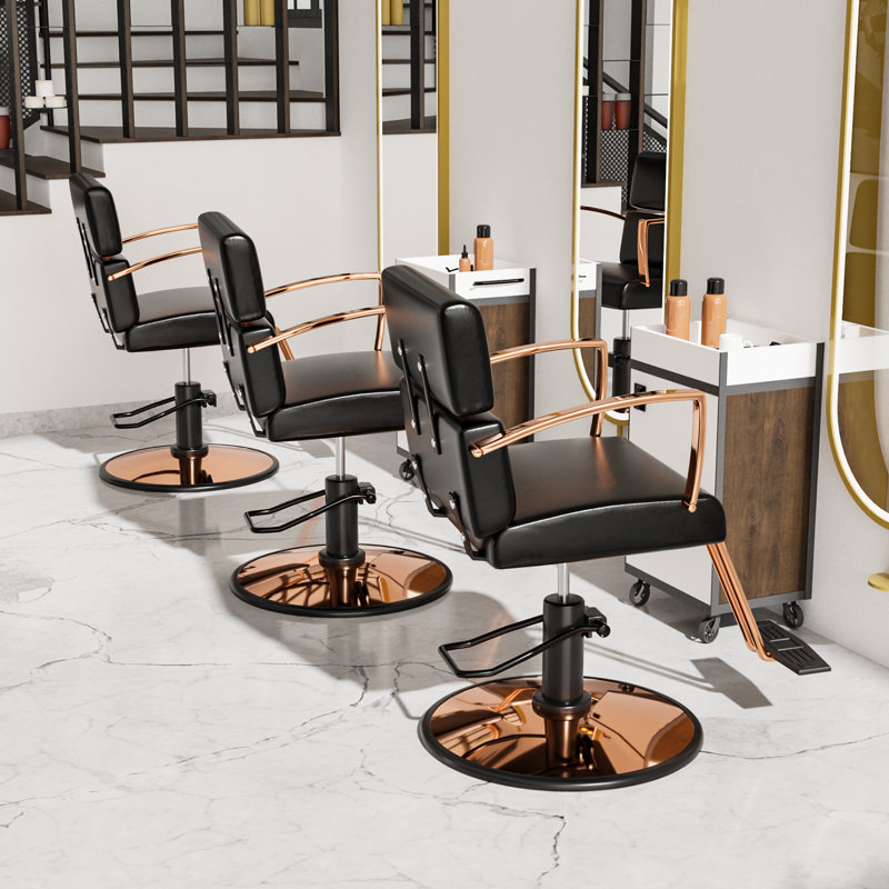 Fauteuil inclinable pivotant en cuir Laquana