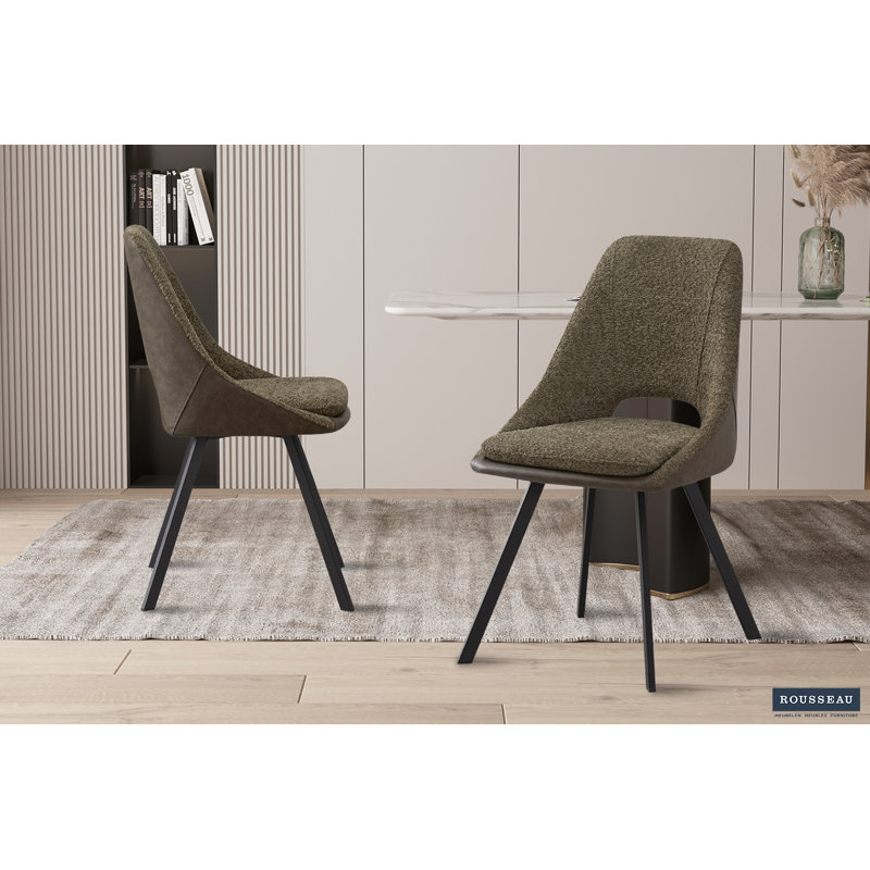 Filou Upholstered Dining Chair, Green