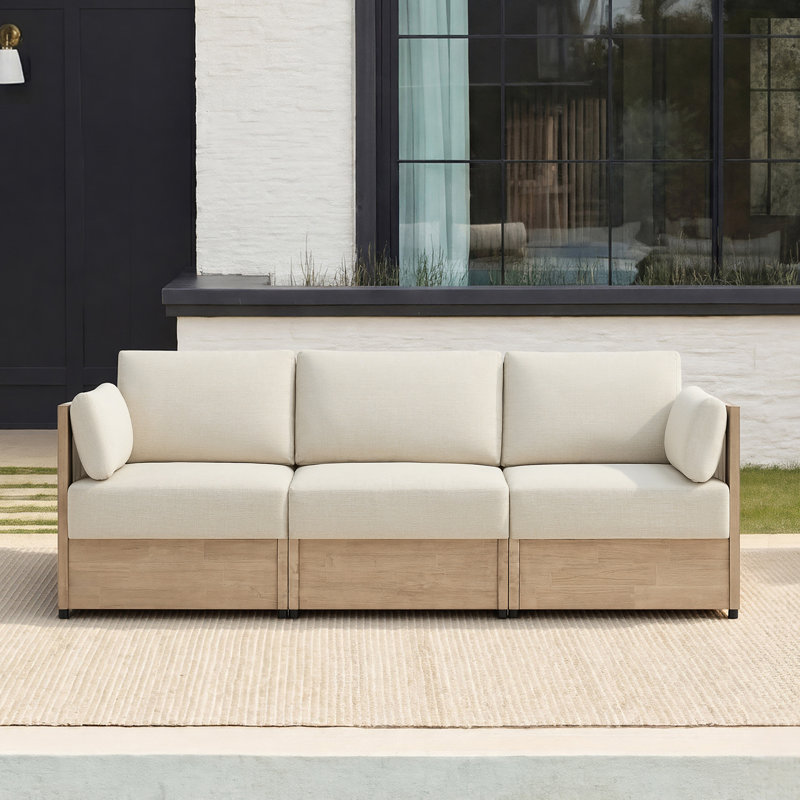 3-Piece Modular Outdoor Sofa