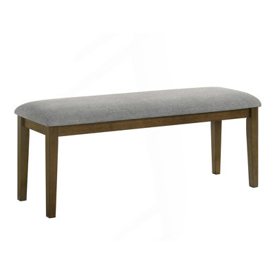 Banc d'assise rembourré contemporain (1 pièce)