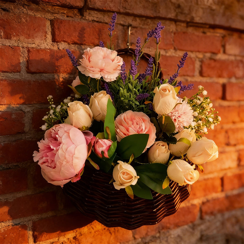 Wall-Mounted Artificial Flower