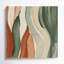 Aquarelle abstraite, art mural sur toile beige-1119009610