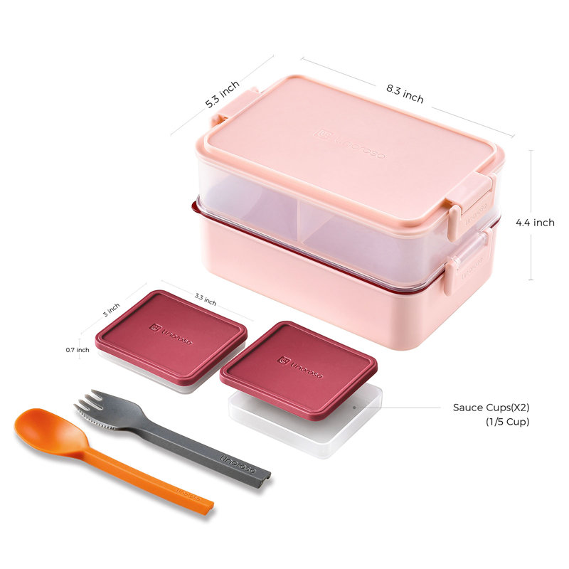 Boîte à bento empilable tout-en-un Linoroso, Baie congelée