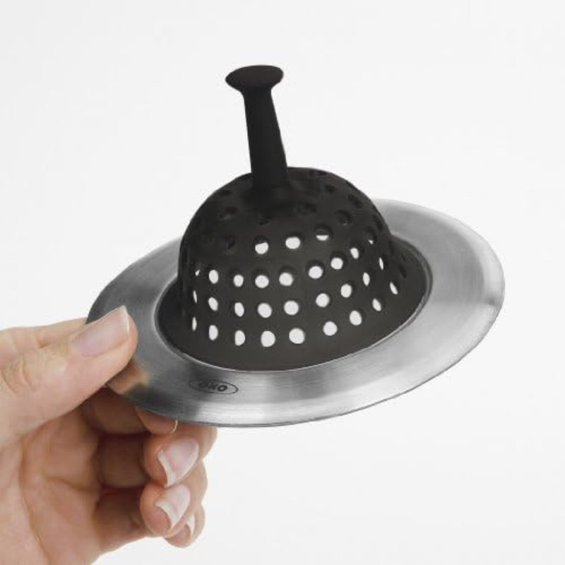 Oxo Good Grips Silicone Sink Strainer, Black