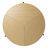 Vernett Extendable Round Metal Base Dining Table