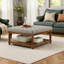 Grande table basse carrée avec repose-pieds-1790899053