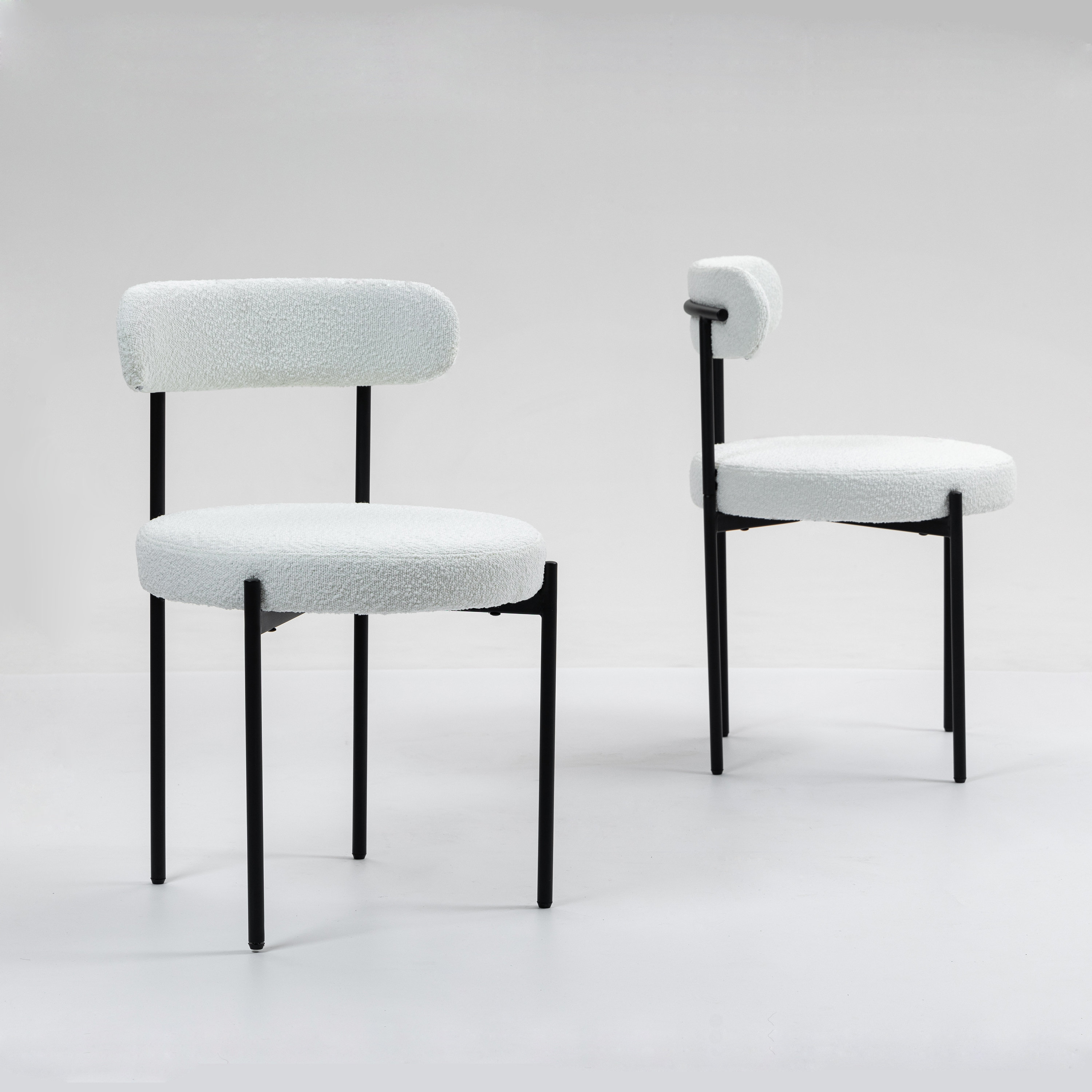 George Oliver Boucle Dining Chair | Wayfair