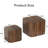 2-Piece Modern Nesting Coffee Table Set Walnut Finish-1844076928