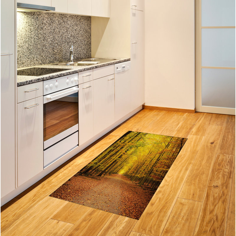 Fall High Density Long Fiber Poly Threads Decorative Area Rug Carpet, Rectangle 2'7" x 5'