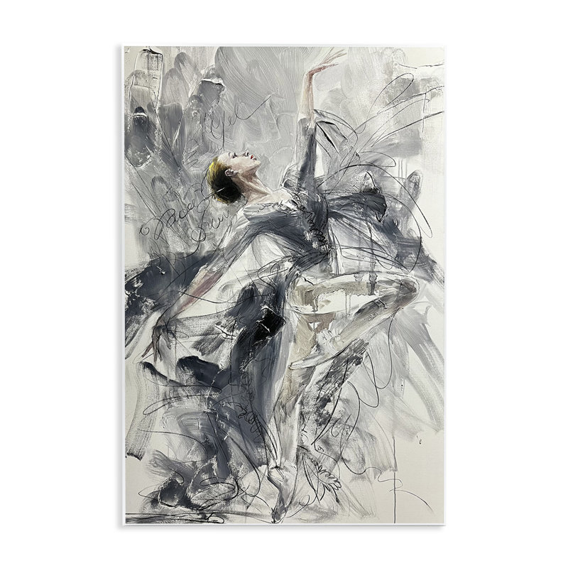 Plaque murale Elegant Pose Dancer, design par Lucille Lee, H 15 po x l 10 po