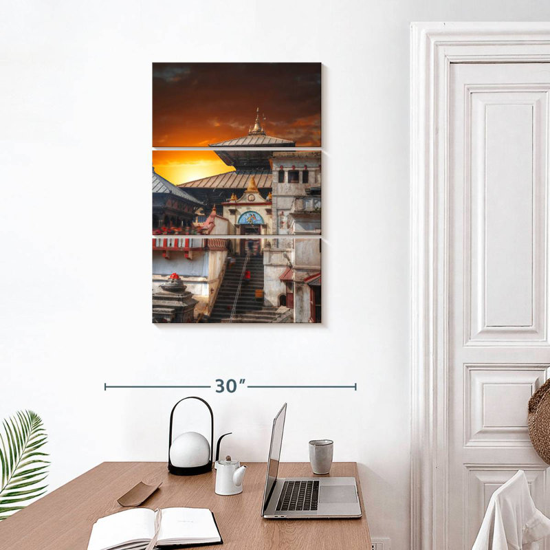 Lilie Pashupatinath Temple, 32" H x 20" W