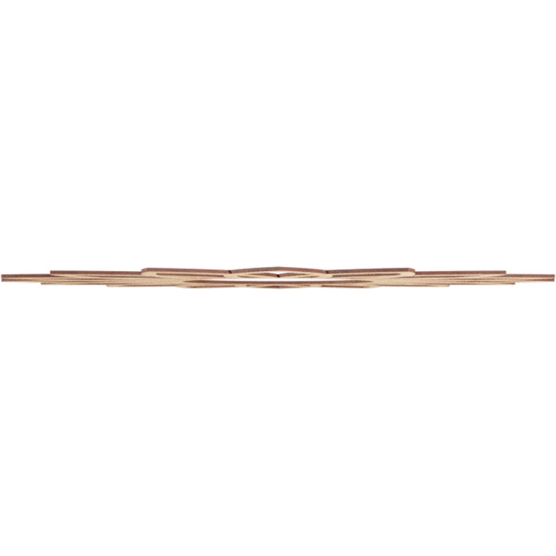 Médaillon de plafond en bois Daisy, H 38 po x l 38 po x P 0,38 po, Aulne