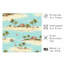 «Beach and Coastal Ocean Shore IV», reproduction d'art sans cadre-751589153