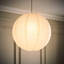 Paper Dome Pendant Shade ( Slip-On ) in White-449151014