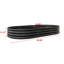Grand grand pot à fleurs surélevé en métal noir, 88,99 po x 45,59 po x 11,22 po, pour plantes et fleurs, surface rouille, surface de construction stable-1503539472-1503539473