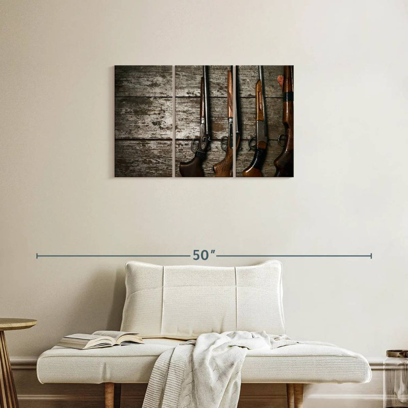 Senne Hunting Guns, 20" H x 33" W
