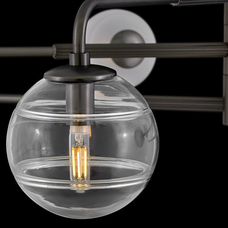 Oberon 8 - Light Chandelier, Black Oxide