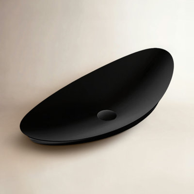 Veil Fireclay Trough Vessel Sink