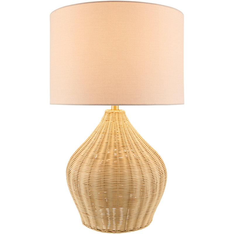 Bernth Table Lamp, Beige, Beige