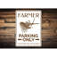 Plaque en aluminium Plow Farmer-1050632747