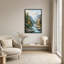 «Mountain River Winding Through Rocky Canyon», art mural sur toile-396001982