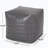 Faux Leather Pouf