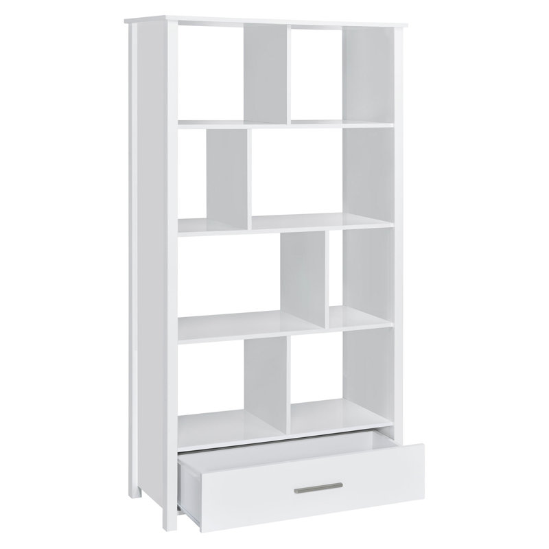 Bibliothèque de rangement Dylan, Blanc brillant