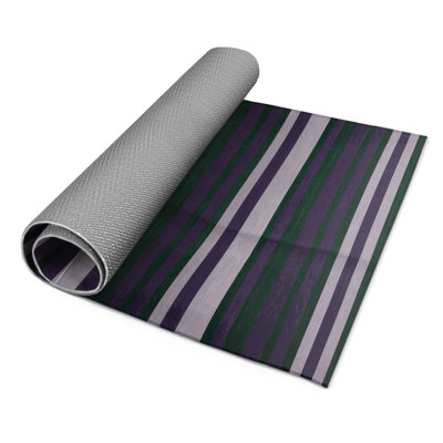 Tapis intérieur / extérieur mauve HorizontalStripes