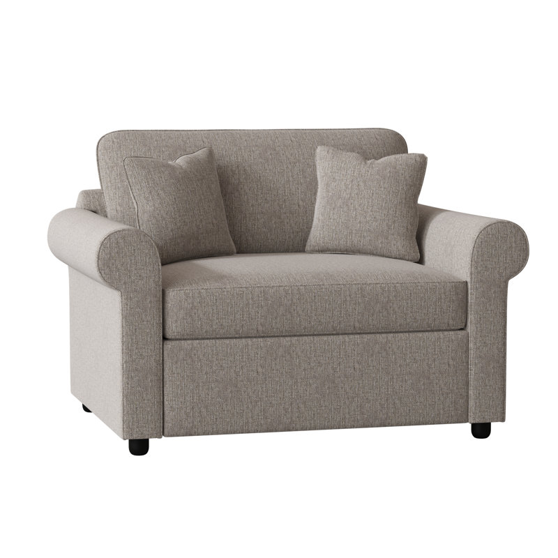 Fauteuil convertible de 54 po de largeur Warrington, Tissage natté brindille Drusky Sustain®