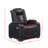 38.5''Wide Breathable Leather Square Arms Power Recliner With Storage Arms & Powered Headrest-346661216